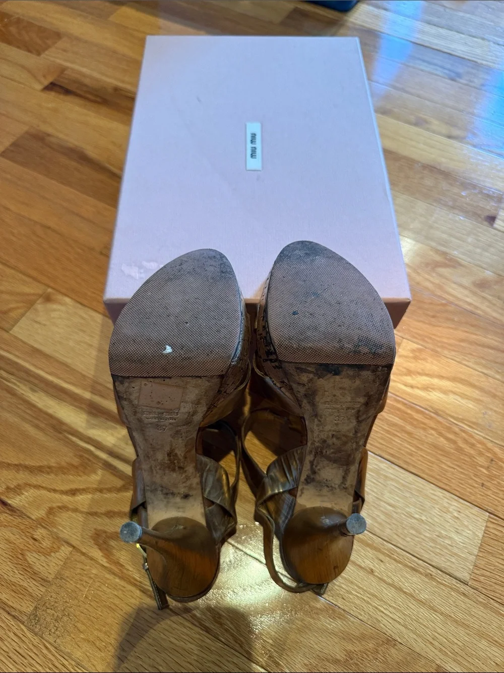 Miu Miu Metal Scratch Calzature Donna